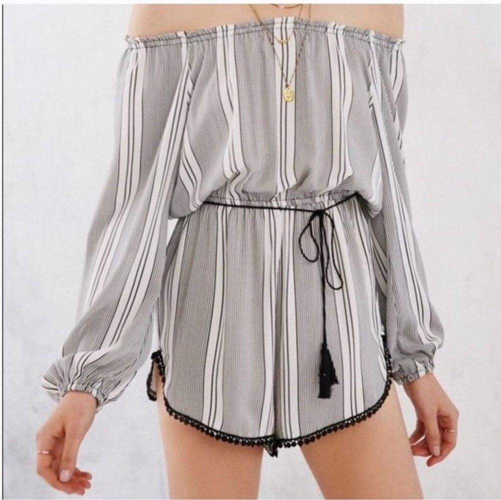 Urban Outfitters XS striped romper